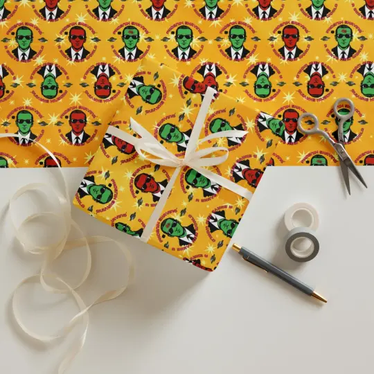 DB Cooper Holiday Gift Wrap Paper! | Made In USA! | 3 Sheets