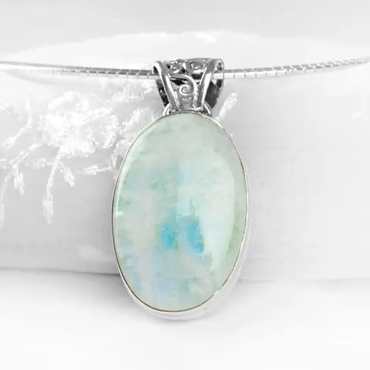 Green Moonstone Pendant