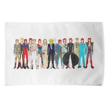 David Bowie 'Fashion' Tea Towel