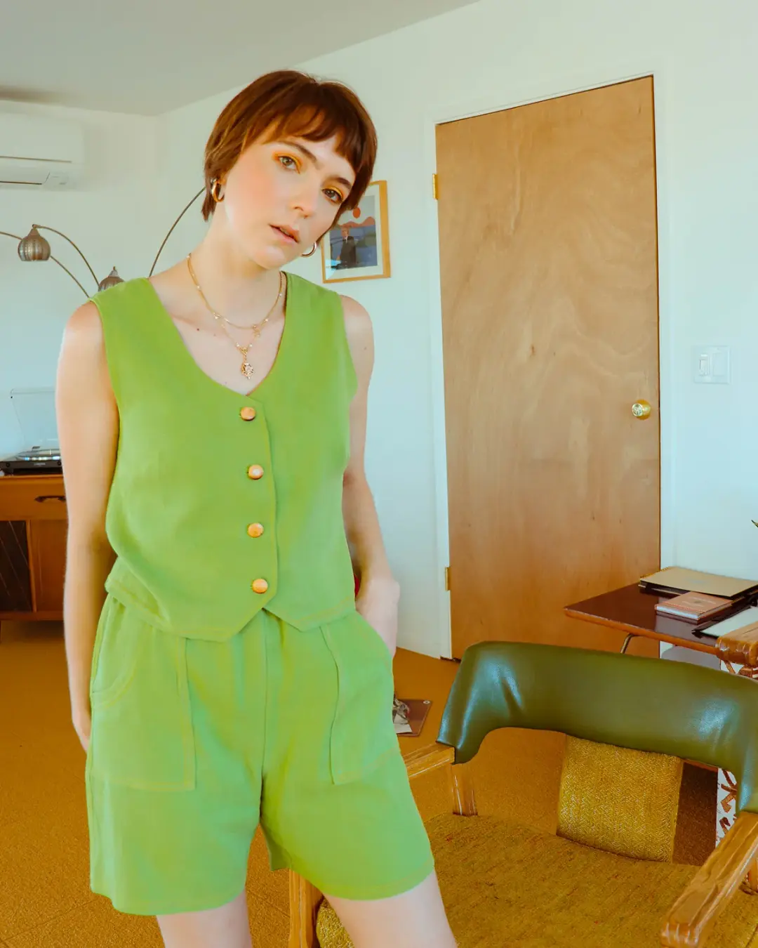 Kayla Vest Top- Joshua Tree.