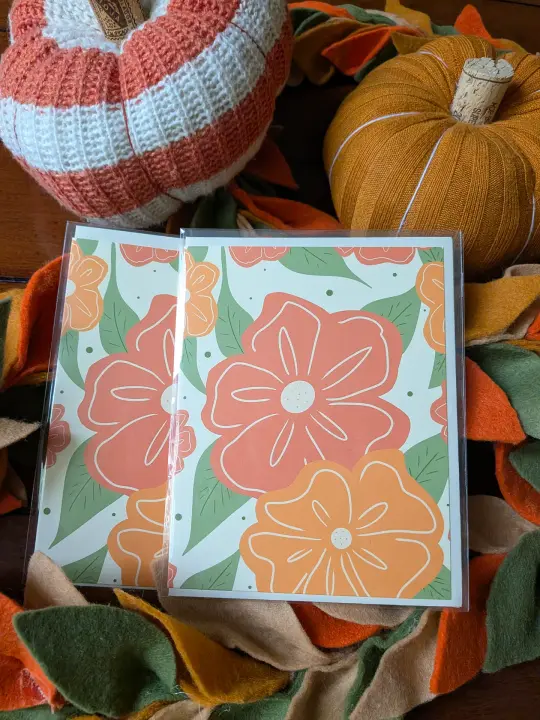 Nasturtium Greeting Card