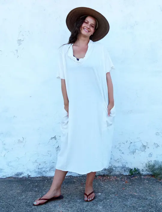 Yantra Perfect Pockets Below Knee Kaftan