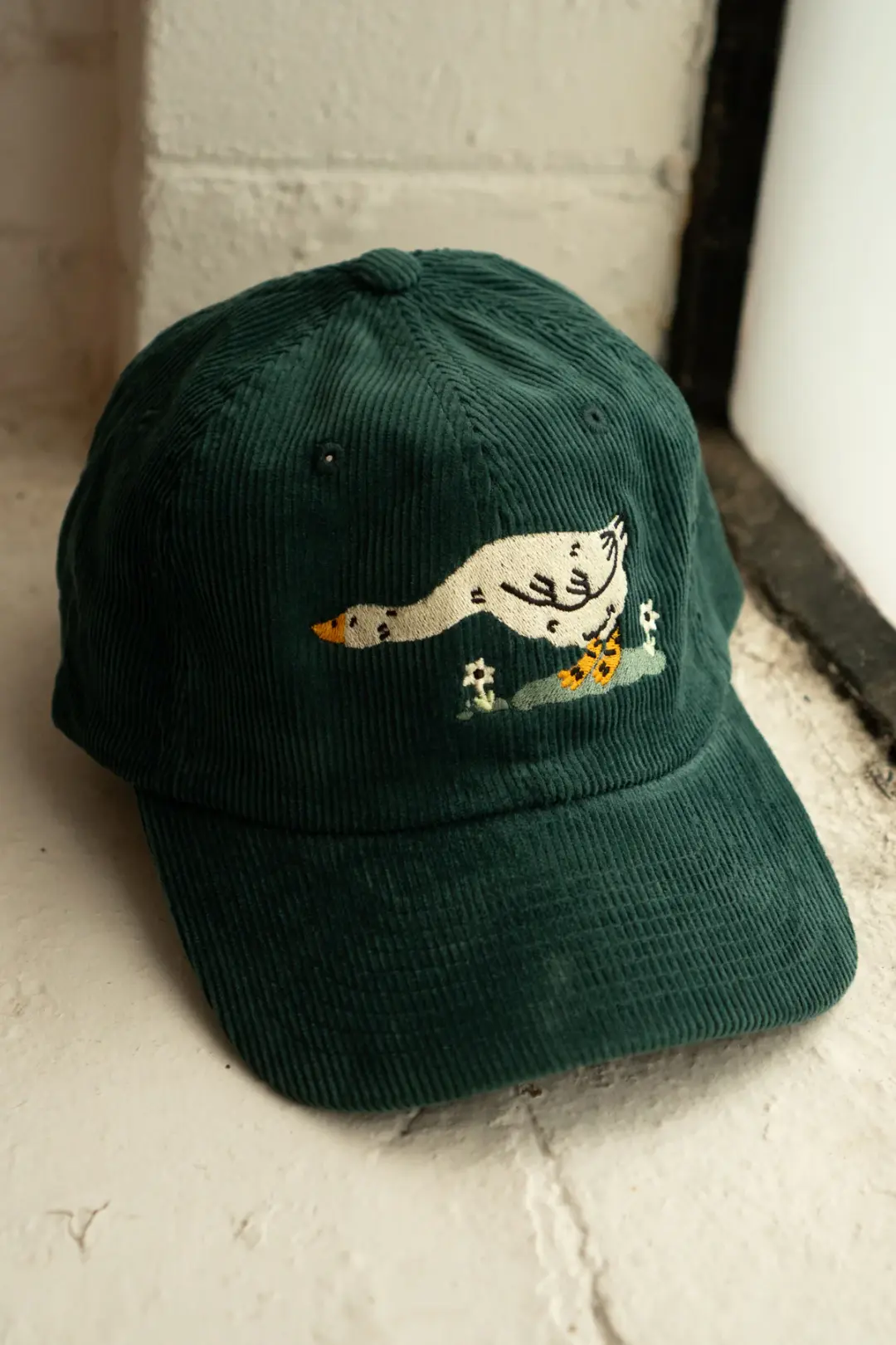 Reaching Corduroy Dad Hat | Emerald