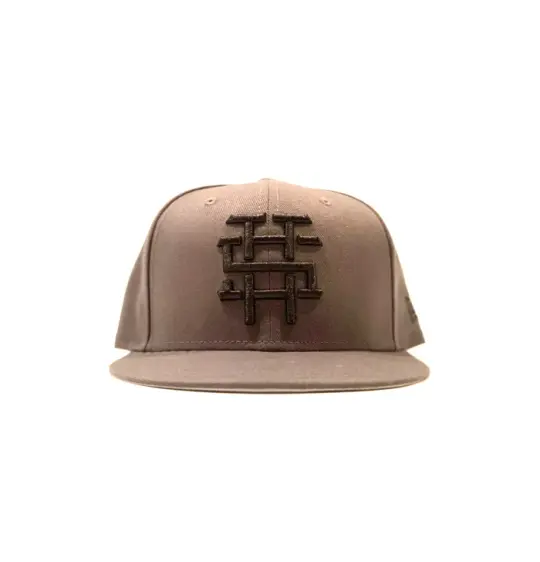 2520 X NEW ERA  MONOGRAM LOGO "T5T" 59FIFTY FITTED - DARK GRAPHITE