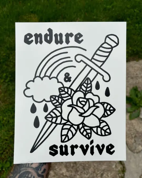 Endure & survive print
