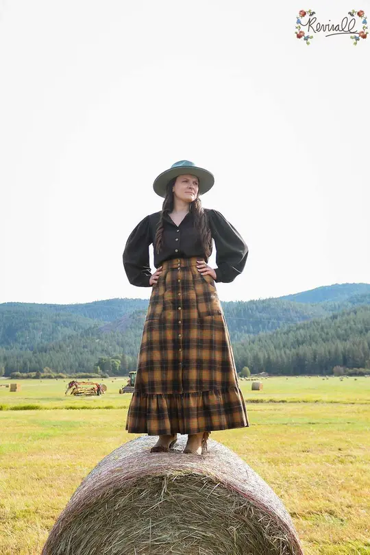 Cotton Prairie Skirt in Harvest
