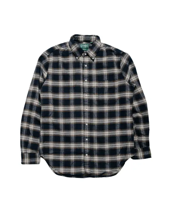 Gitman Vintage Bros. Brown Heavy Pique Flannel Shirt