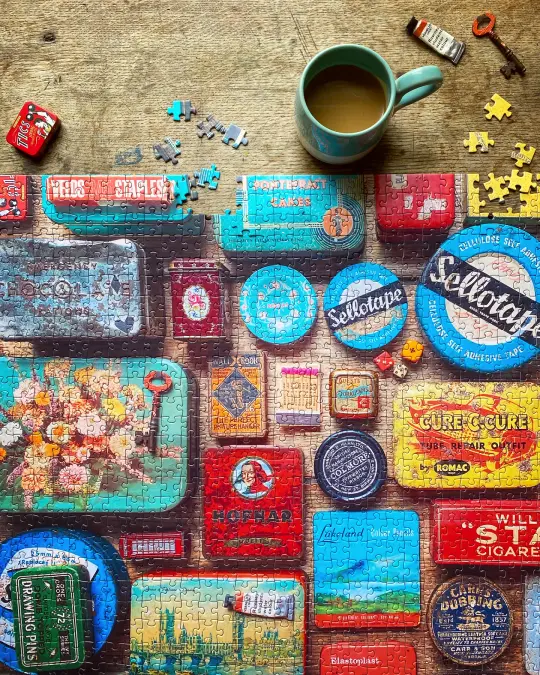 'Vintage Tins' 1000 Piece Jigsaw Puzzle