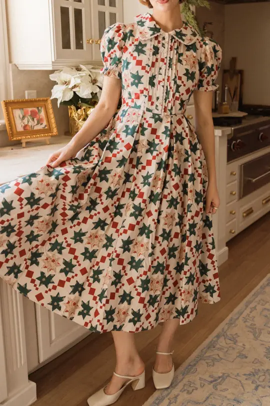 Sophia Dress in Louisa May Quilt