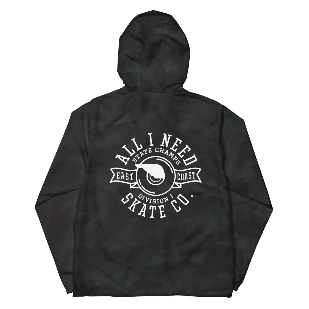 State Champs Unisex lightweight zip up windbreaker