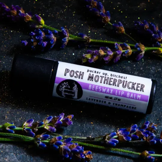 Posh Motherpucker Lip Balm.