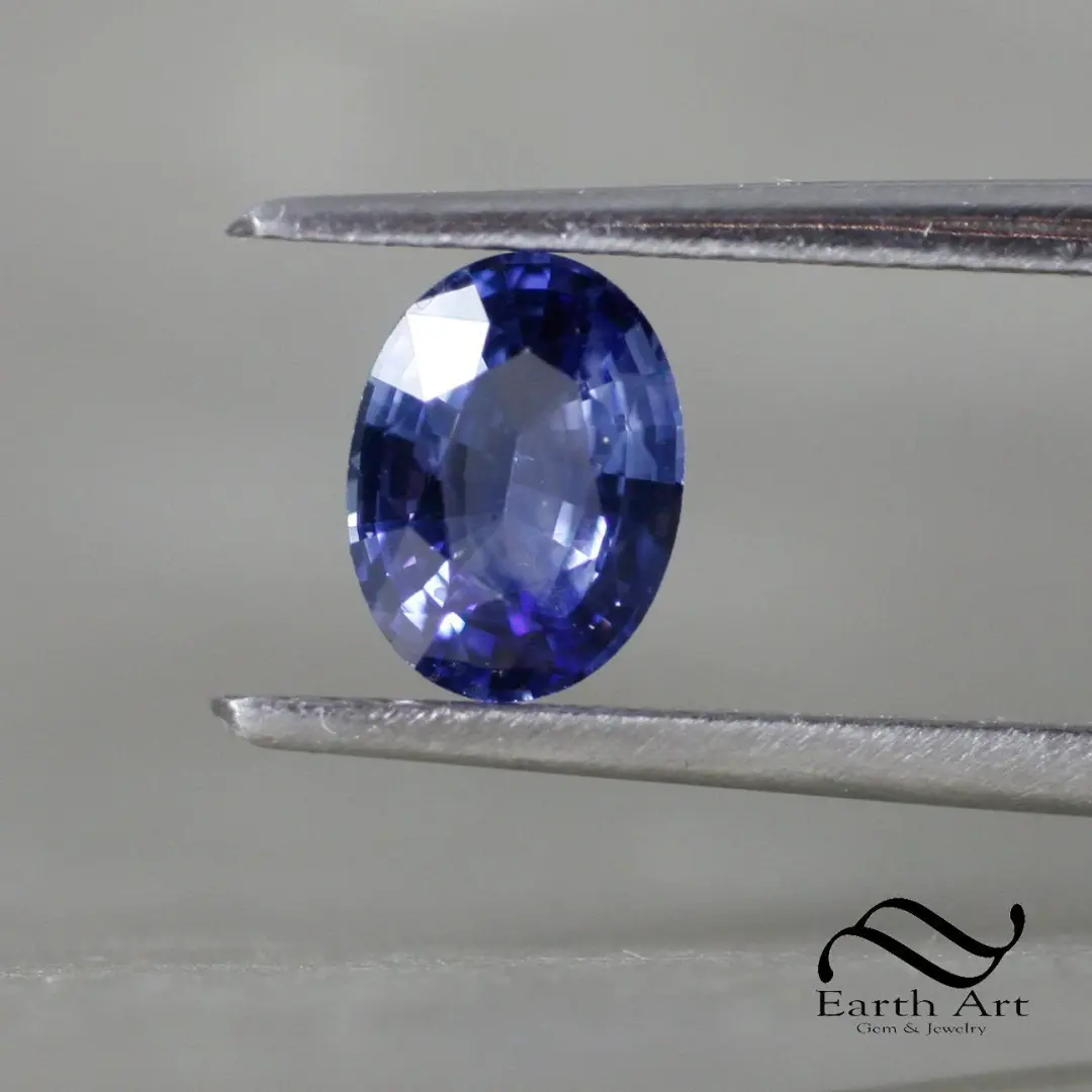 1.25 ct Natural Sapphire - Loose Ceylon blue Oval
