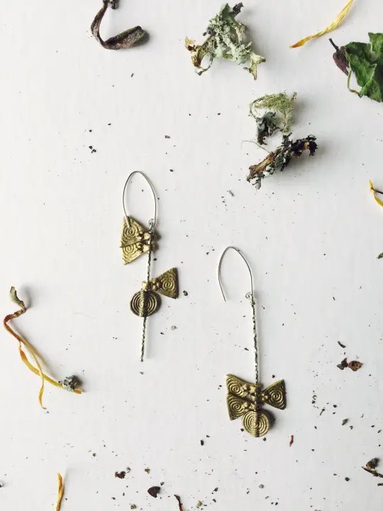 Asymmetrical Kite Earrings