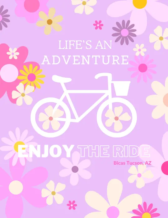 Enjoy The Ride Postcard