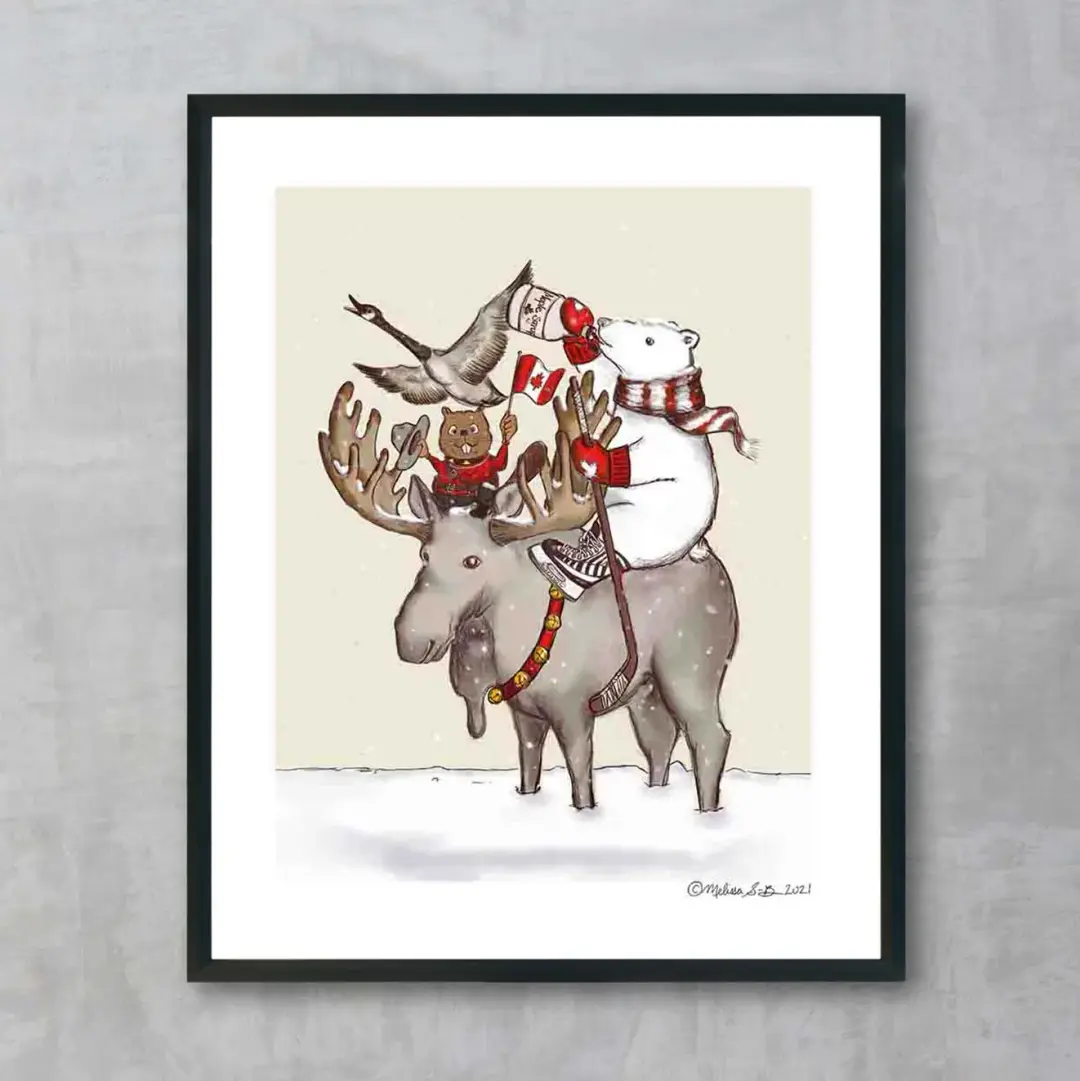 Canadian Animals Fine Art Print, Wholesale