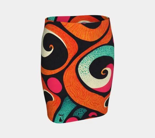 Atomic Cat in Pearls Skirt