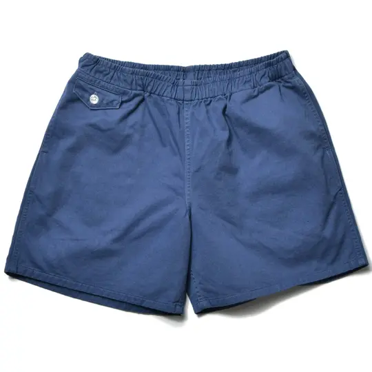 COTTON DRILL SWIM SHORTS (OVER-DYED)