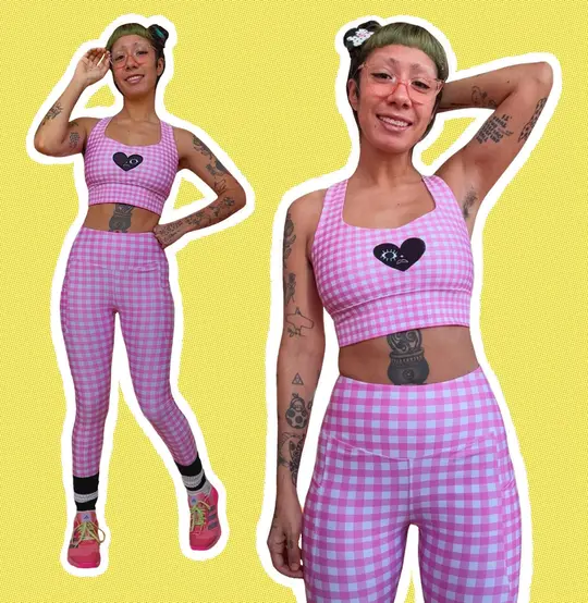 A Star In Pink - Leggings with pockets