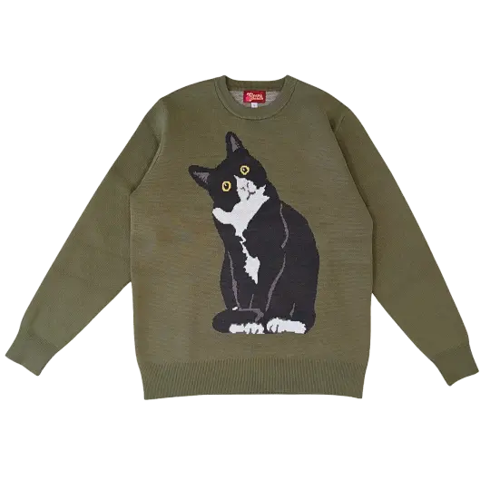 Tuxedo Cat Sweater