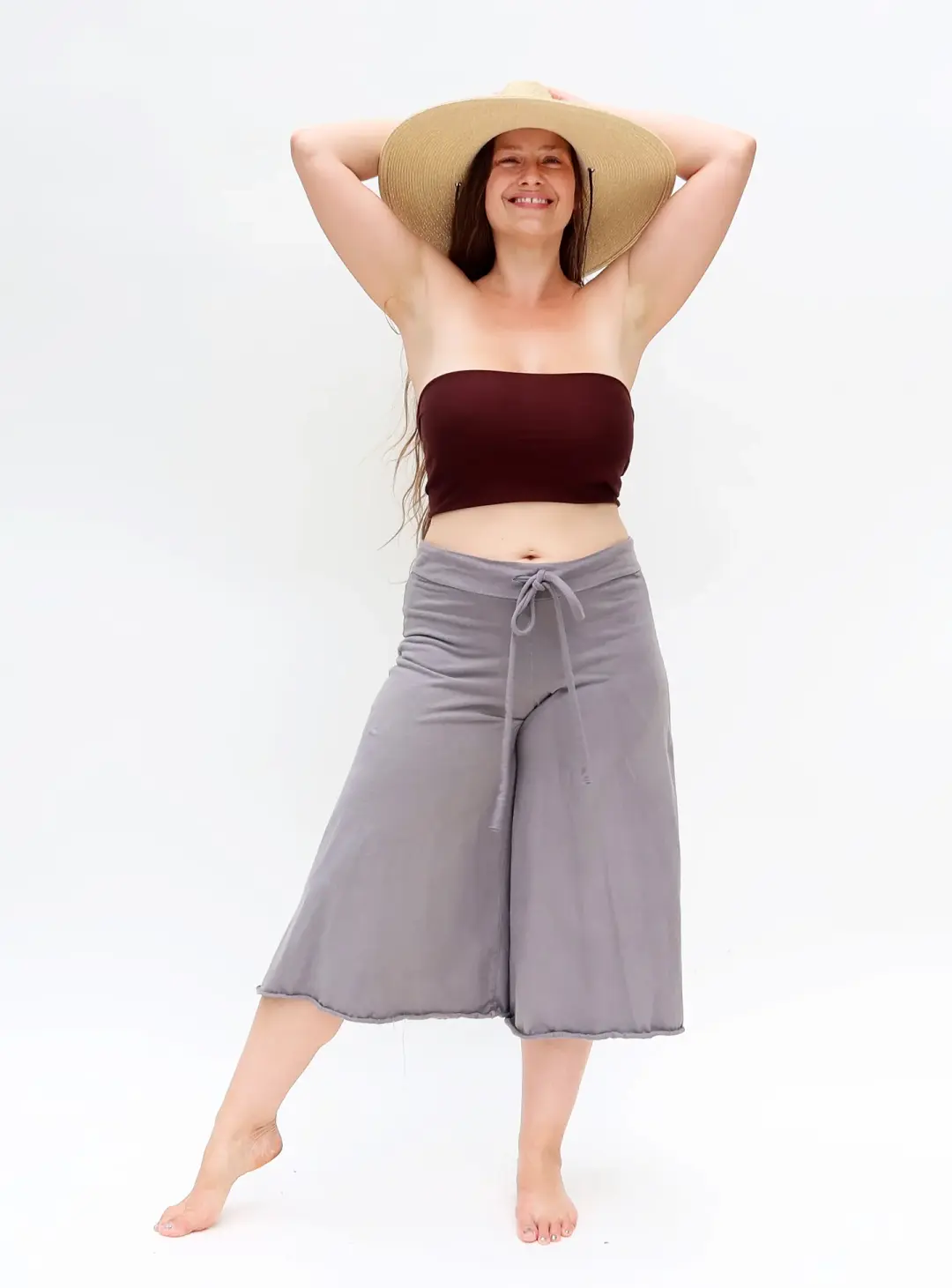Drawstring Waist Wanderer Gauchos