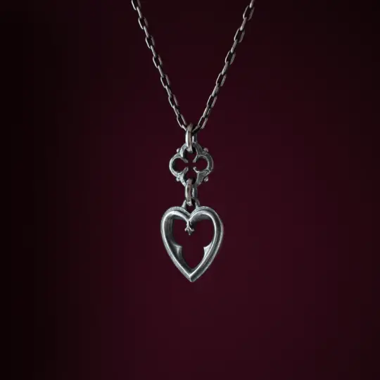 Devoted Heart Pendant II (MTO)