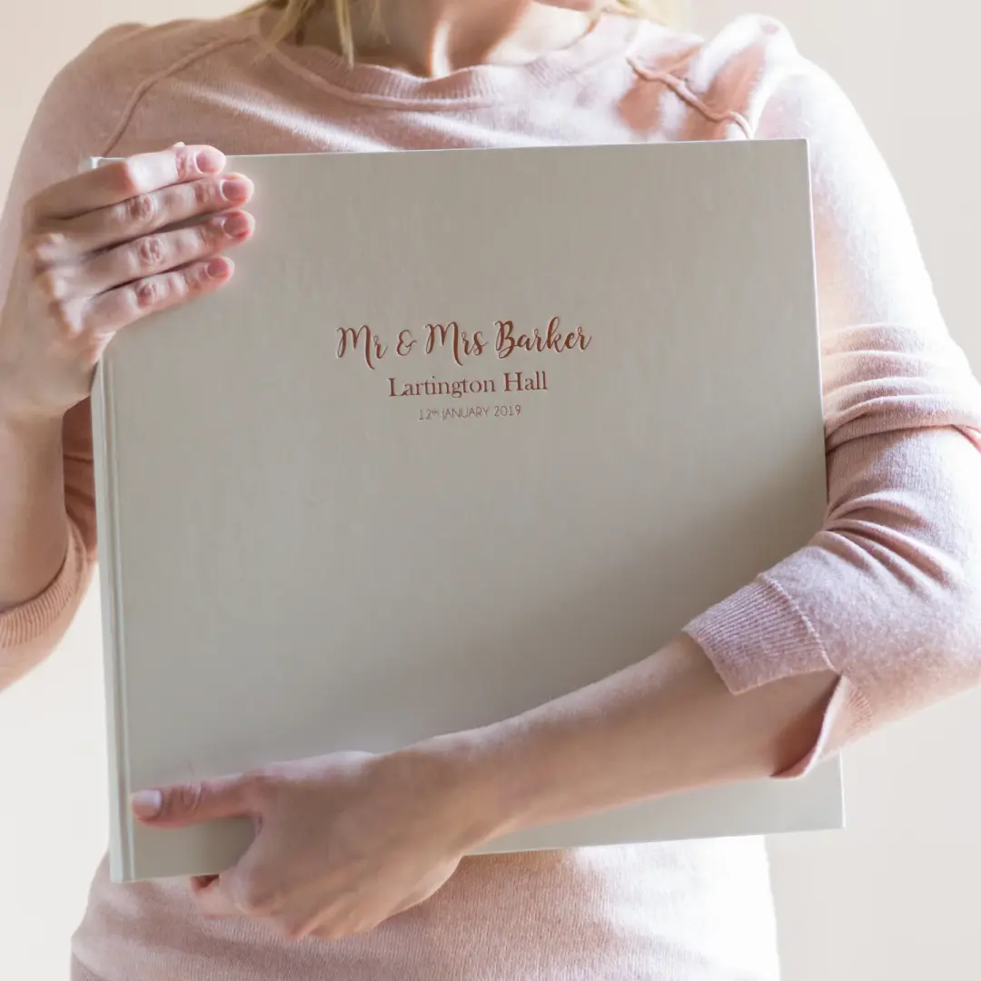 Beautiful Large Wedding Album with Bespoke Printing