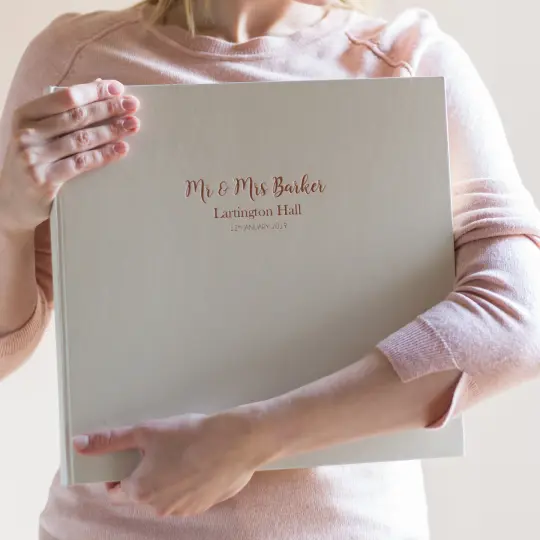 Beautiful Large Wedding Album with Bespoke Printing