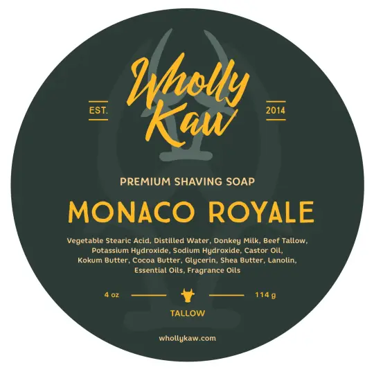 Monaco Royale Shaving Soap, Tallow + Vegan