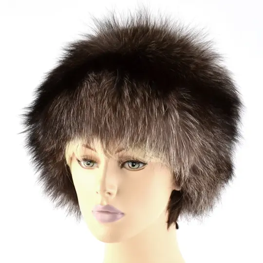 Woman's Silver Fox Fur Hat