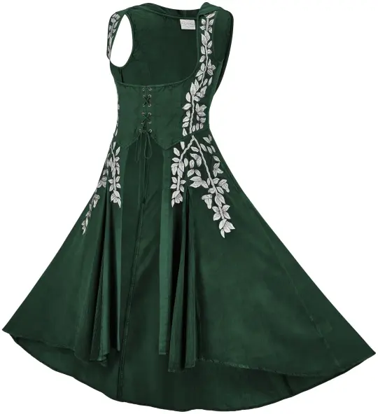 Tauriel Maxi Overdress Silver Embroidery