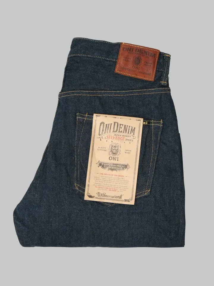ONI Denim 822ZR-LBR 20oz "Secret Denim Light Brown Weft" Super Wide Tapered Jeans