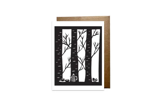 "Forest Fika" card