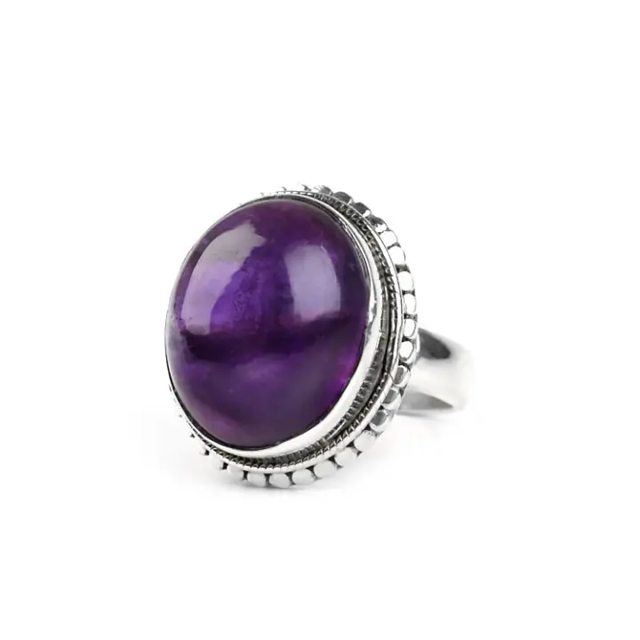 Fluorite Gemstone Ring