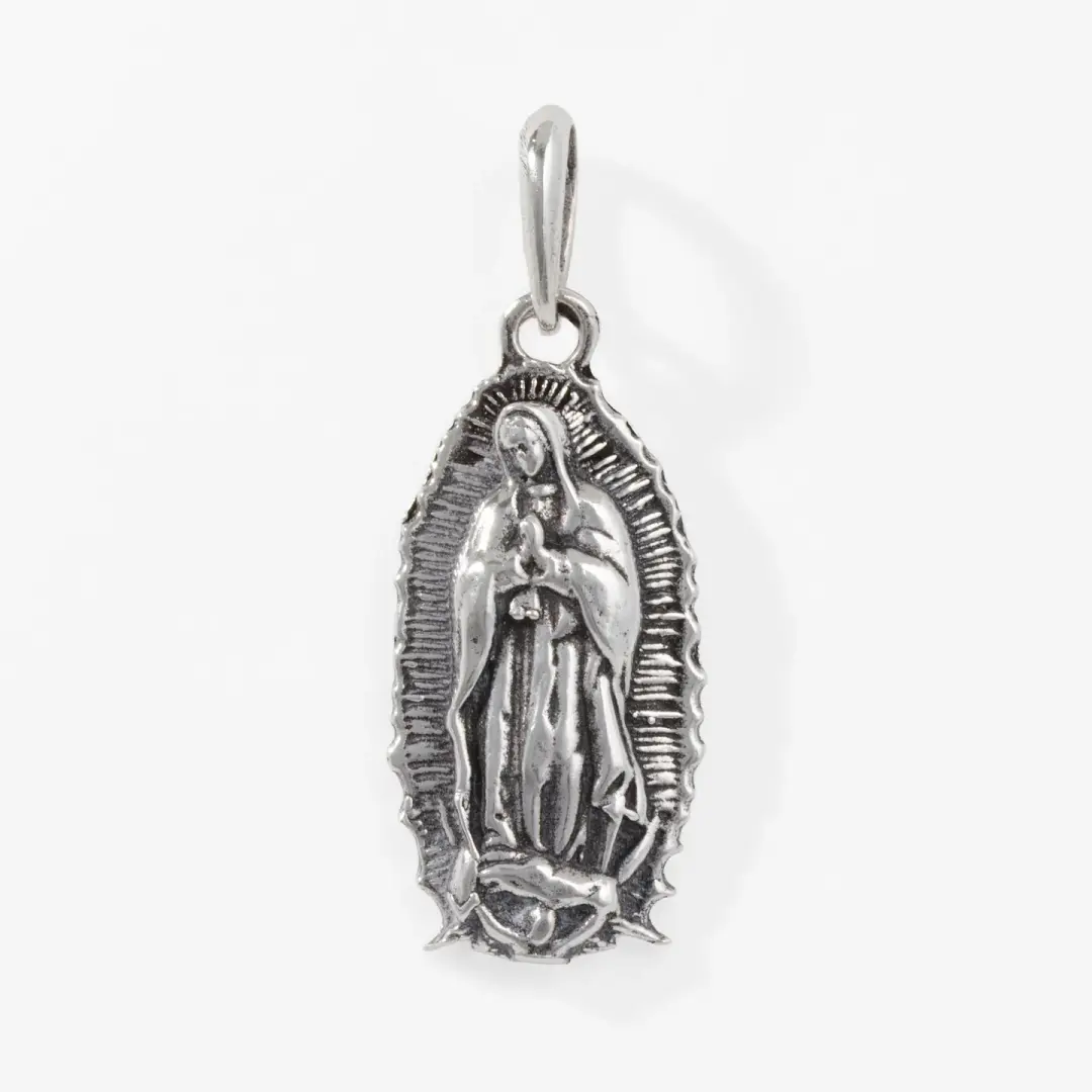 Sterling Silver Virgencita Pendant