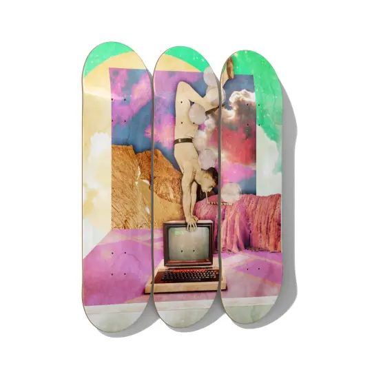 Skateboard Wall Art – Chasing Stars by I AM SLIP