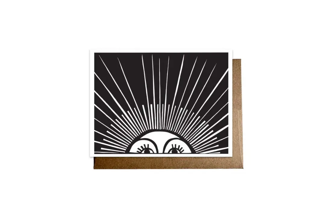 "Winter Solstice Sun" card