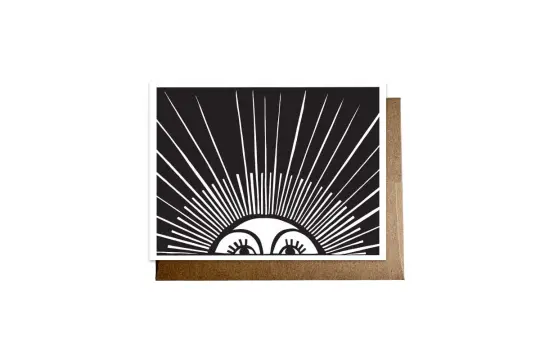 "Winter Solstice Sun" card