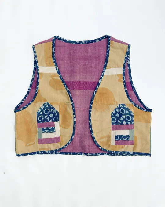 PO-EM x of June Quilted Reversible Vest № 7