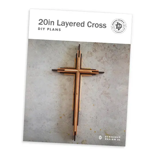 20-inch Wooden Cross Project Plans