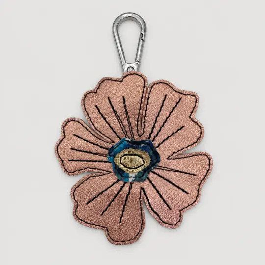the leather poppy bag charm 12-of-70