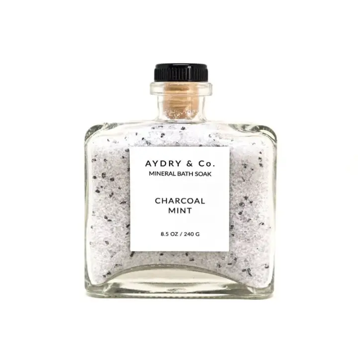 Charcoal Mint Mineral Bath Soak