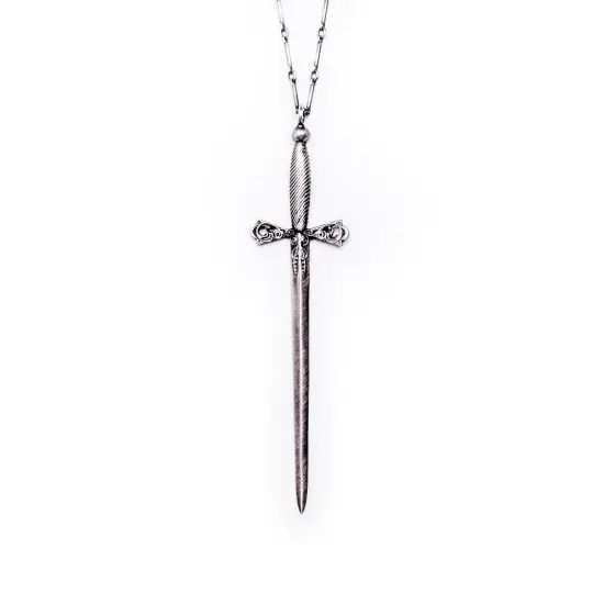 Mini Ace of Swords. Tarot Necklace. Part II