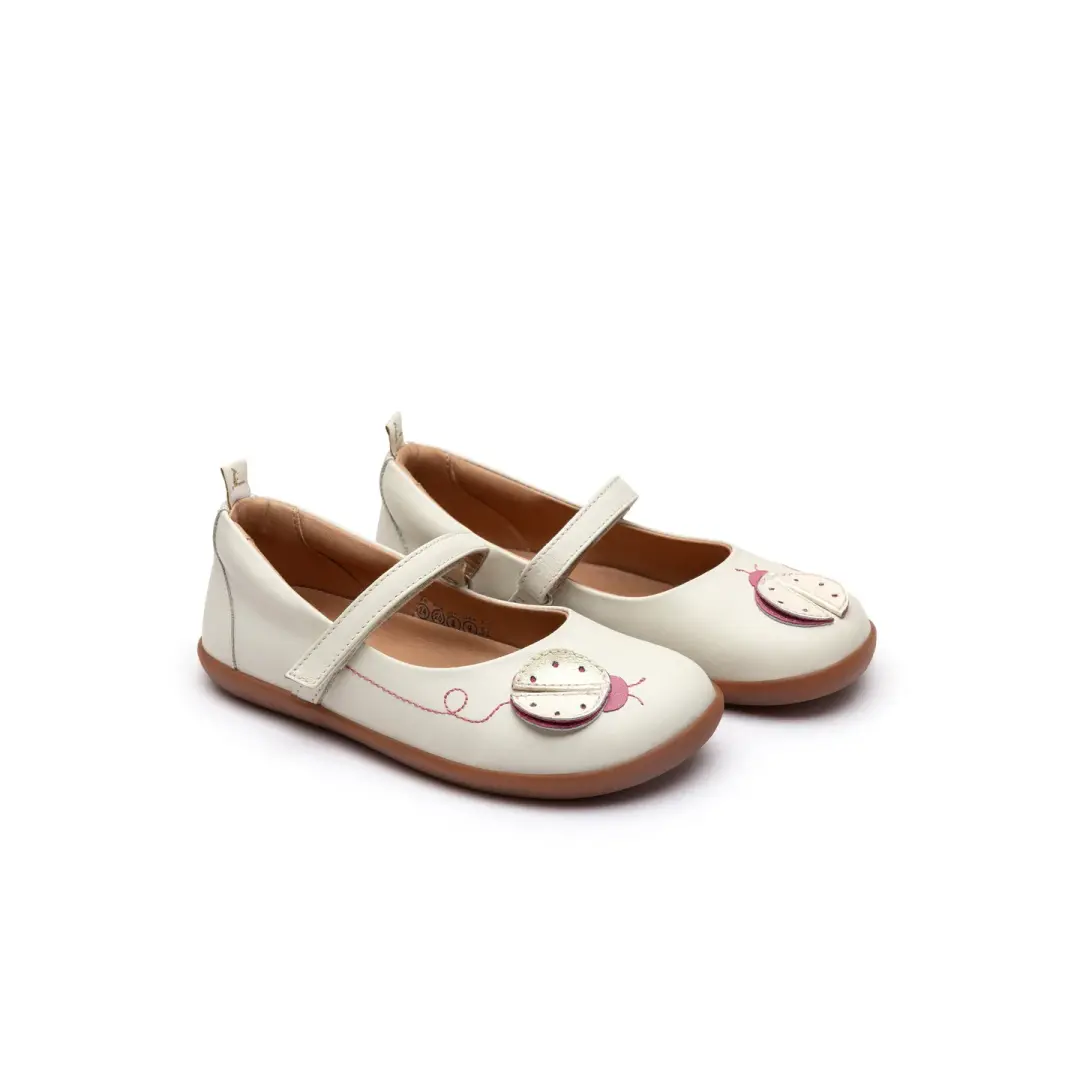 Ladybug Mary Janes - Tapioca / Pitaya Stone (Kids)