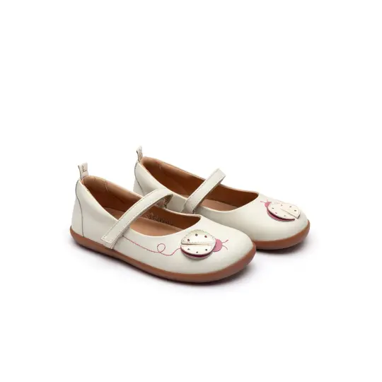 Ladybug Mary Janes - Tapioca / Pitaya Stone (Kids)