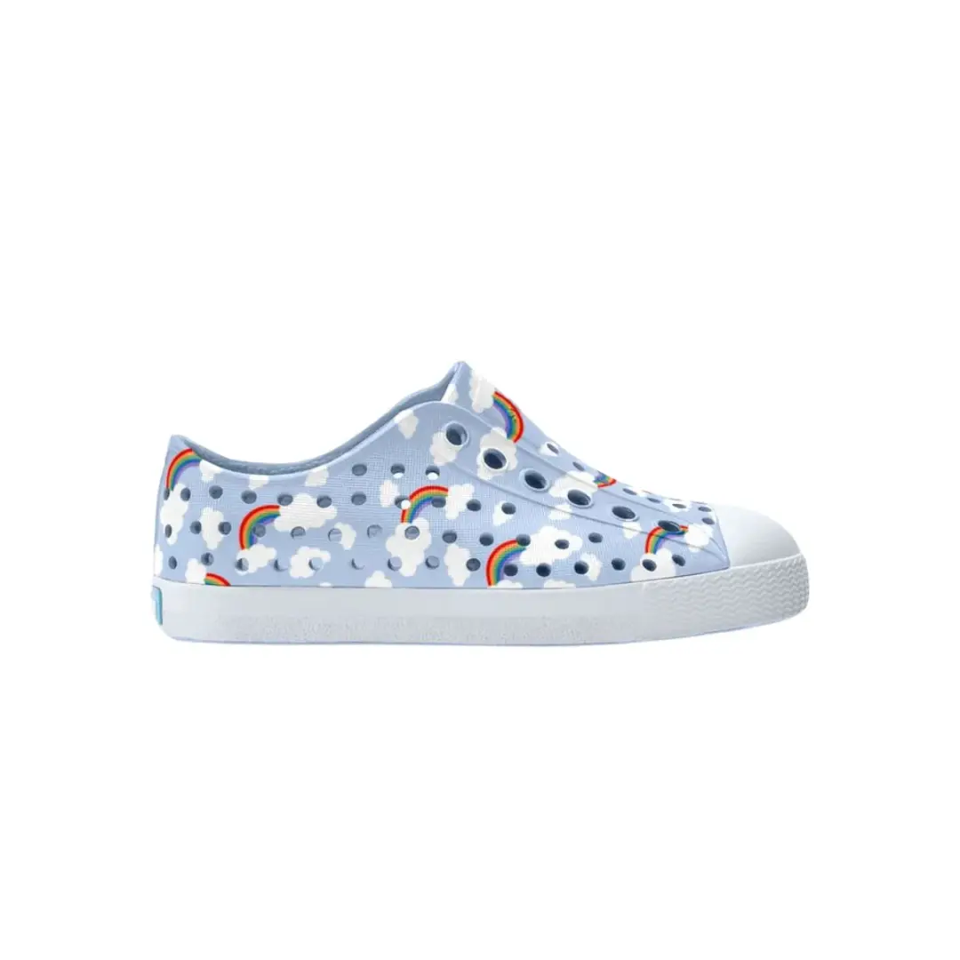 Jefferson Print Child Skyway Blue / Shell White / Cloud Rainbow