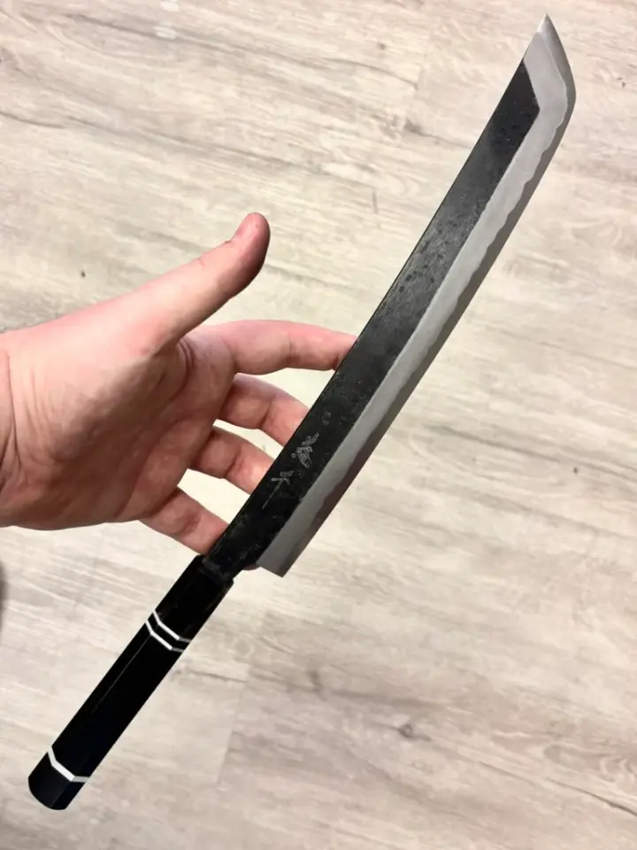 Kyohei Shindo Blue #2 Kurouchi 300mm Sakimaru Custom