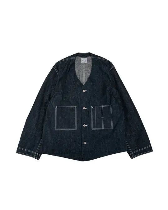 The Real McCoy's MJ26009 WWII Denim Engineer Coat Indigo