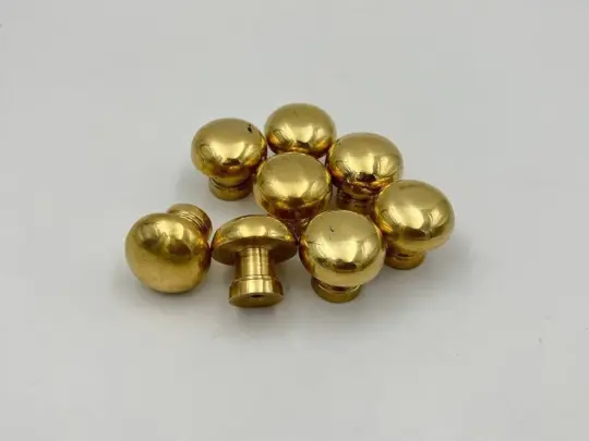 Unlacquered Brass Knobs