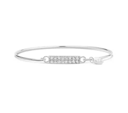 Pavé Icon Bracelet Double Bar