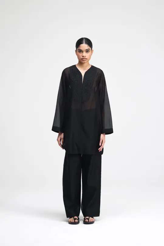Jun Hand-Embroidered Co-ord Set
